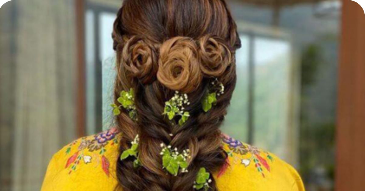 Beautiful hairstyle for haldi function  haldi ceremony hairstyle  trendy  hairstyle  YouTube