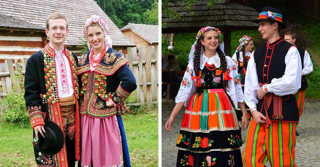 Stunning Polish Folk Costumes 