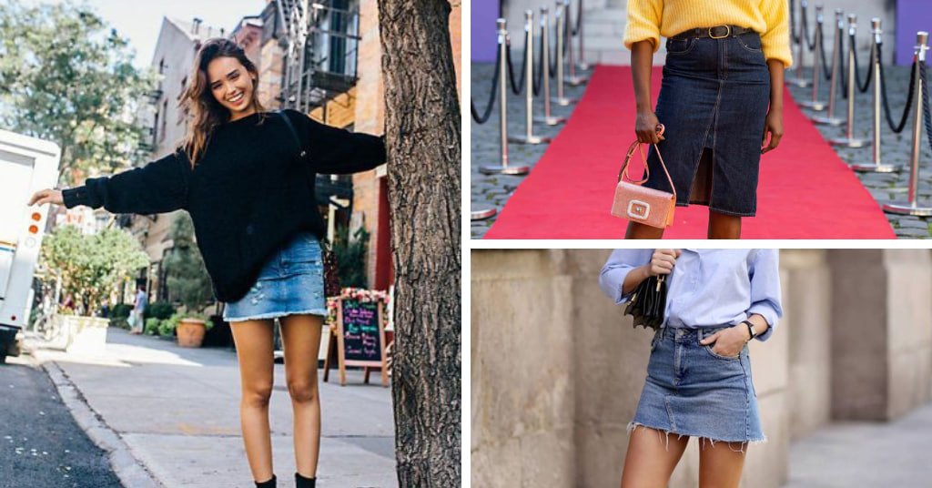 How To Style a Denim Skirt In 15 Different Ways 